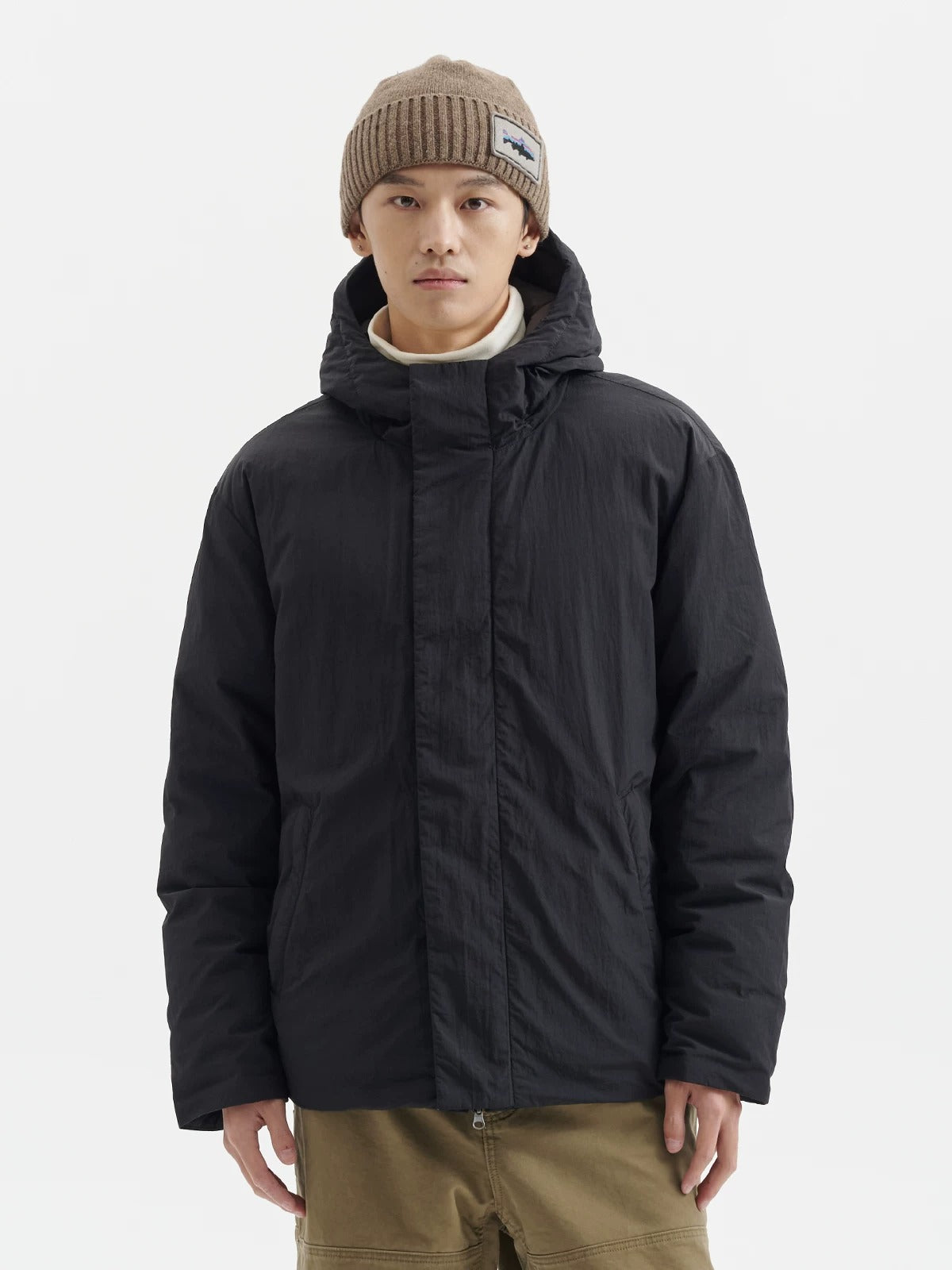 BUTTBILL FW25 Relaxed 90% White Duck Down Graphene-Lined Hooded Jacket062