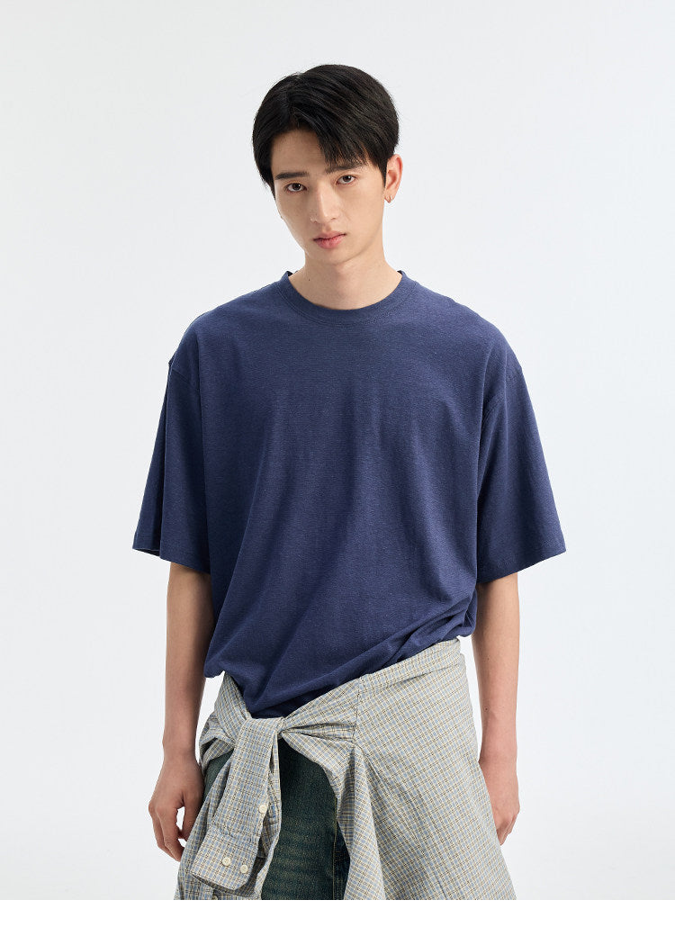 BUTTBILL SS26 Unisex Relaxed Hemp Crewneck Staple Tee