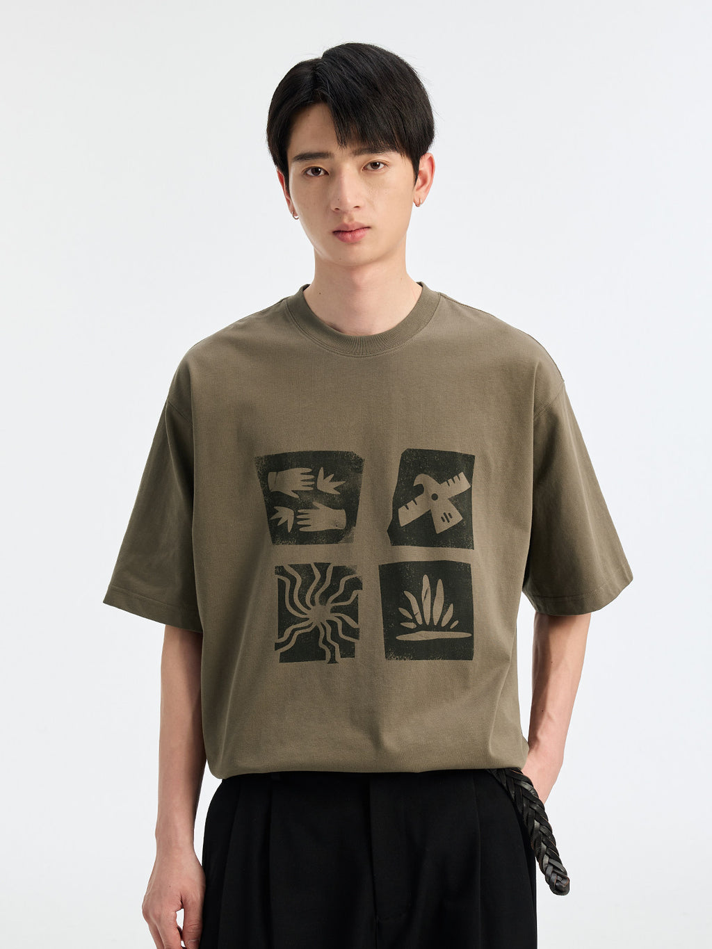 BUTTBILL SS26 Unisex Cool-Touch Sorona® Zuma Print T-Shirt