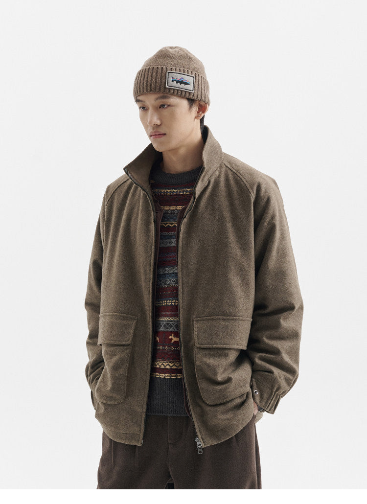BUTTBILL FW25 3-in-1 Lambswool-Blend 3M™ Thinsulate™ Relaxed Coat068