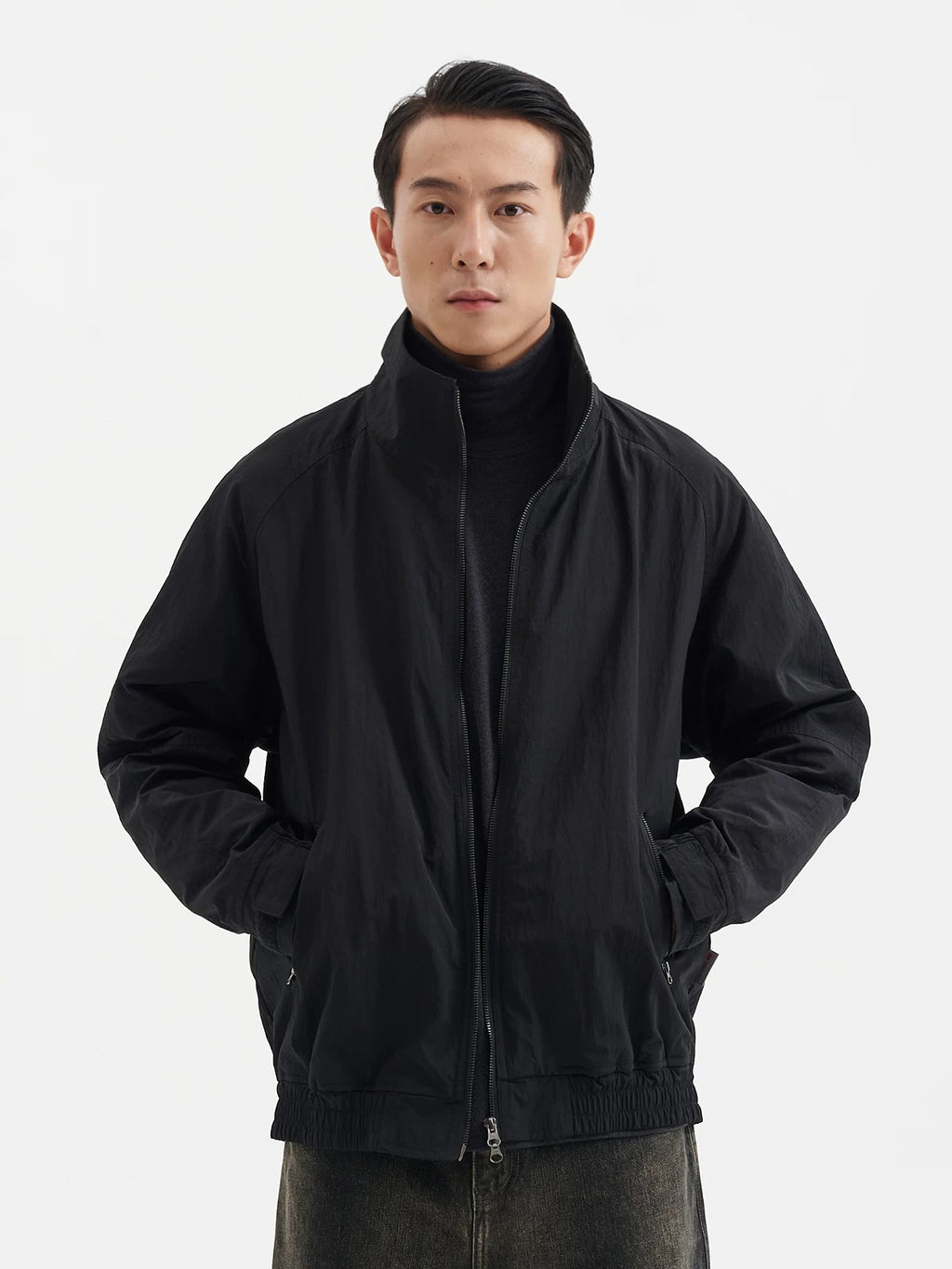 BUTTBILL Unisex 3M™ Thinsulate™ Fleece-Lined Stand Collar Heavyweight Jacket082