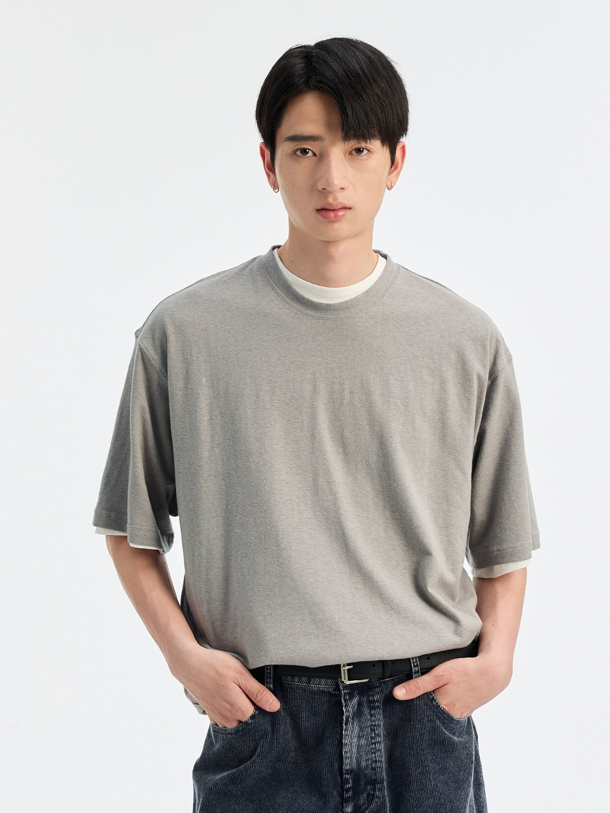 BUTTBILL SS26 Unisex Relaxed Hemp Crewneck Staple Tee