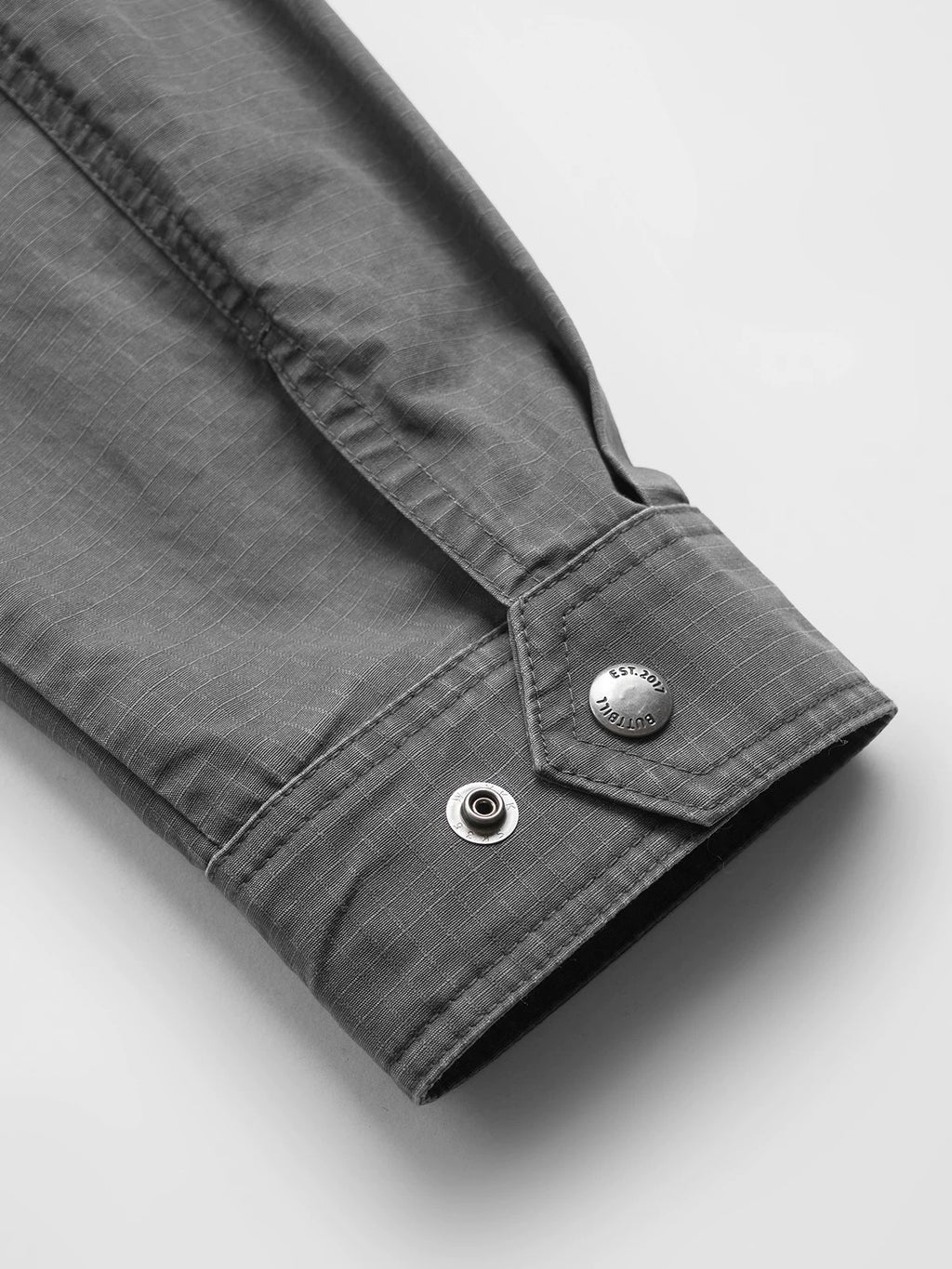 BUTTBILL Effortless Enzyme-Washed Utility Shirt Jacket038