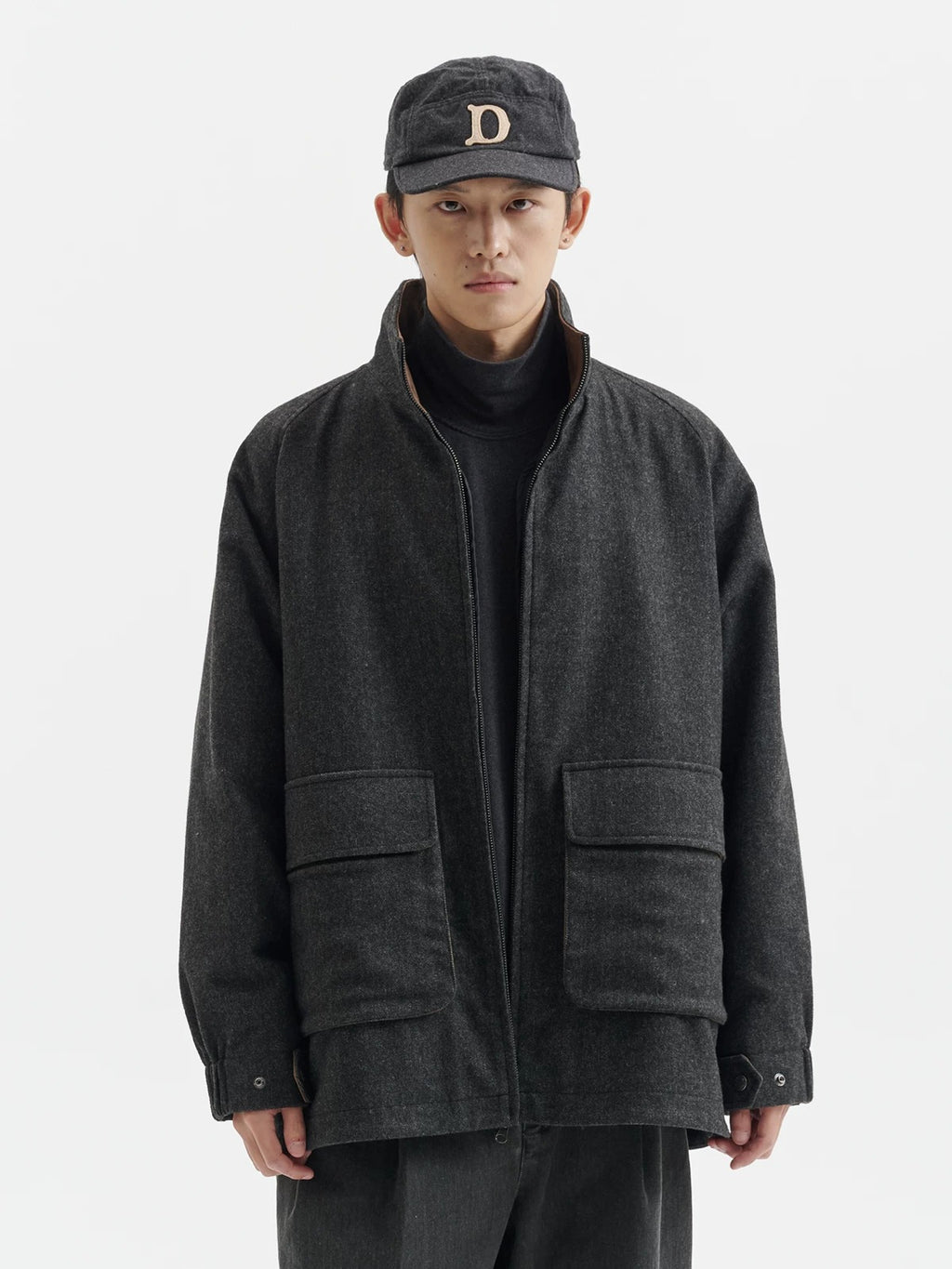 BUTTBILL FW25 3-in-1 Lambswool-Blend 3M™ Thinsulate™ Relaxed Coat068