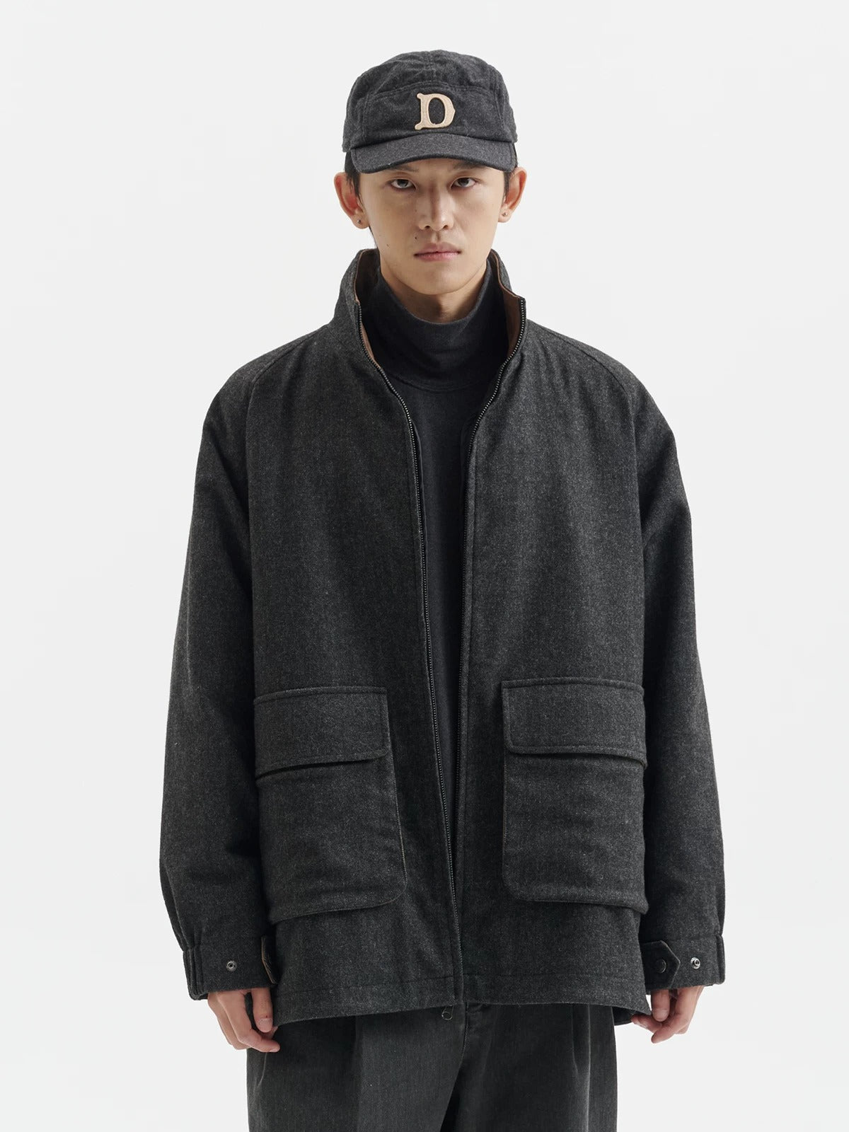 BUTTBILL FW25 3-in-1 Lambswool-Blend 3M™ Thinsulate™ Relaxed Coat068