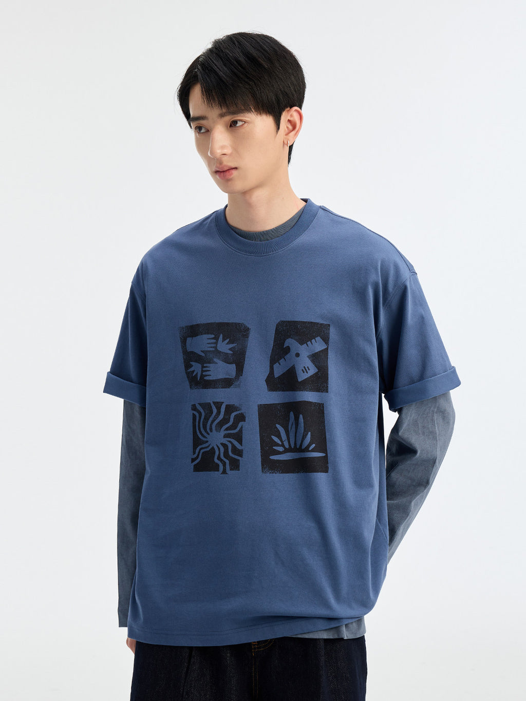 BUTTBILL SS26 Unisex Cool-Touch Sorona® Zuma Print T-Shirt
