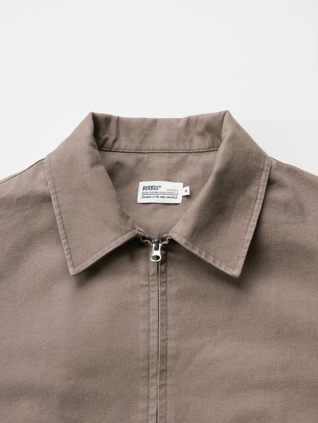 BUTTBILL Effortless 100% Cotton Enzyme-Washed Structured Jacket039
