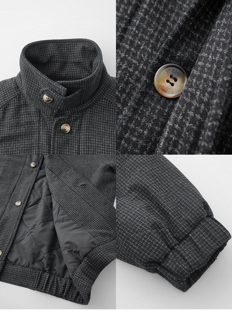 BUTTBILL FW25 Heavyweight 380g Woolen Thinsulate™ Jacket with Wool Collar054