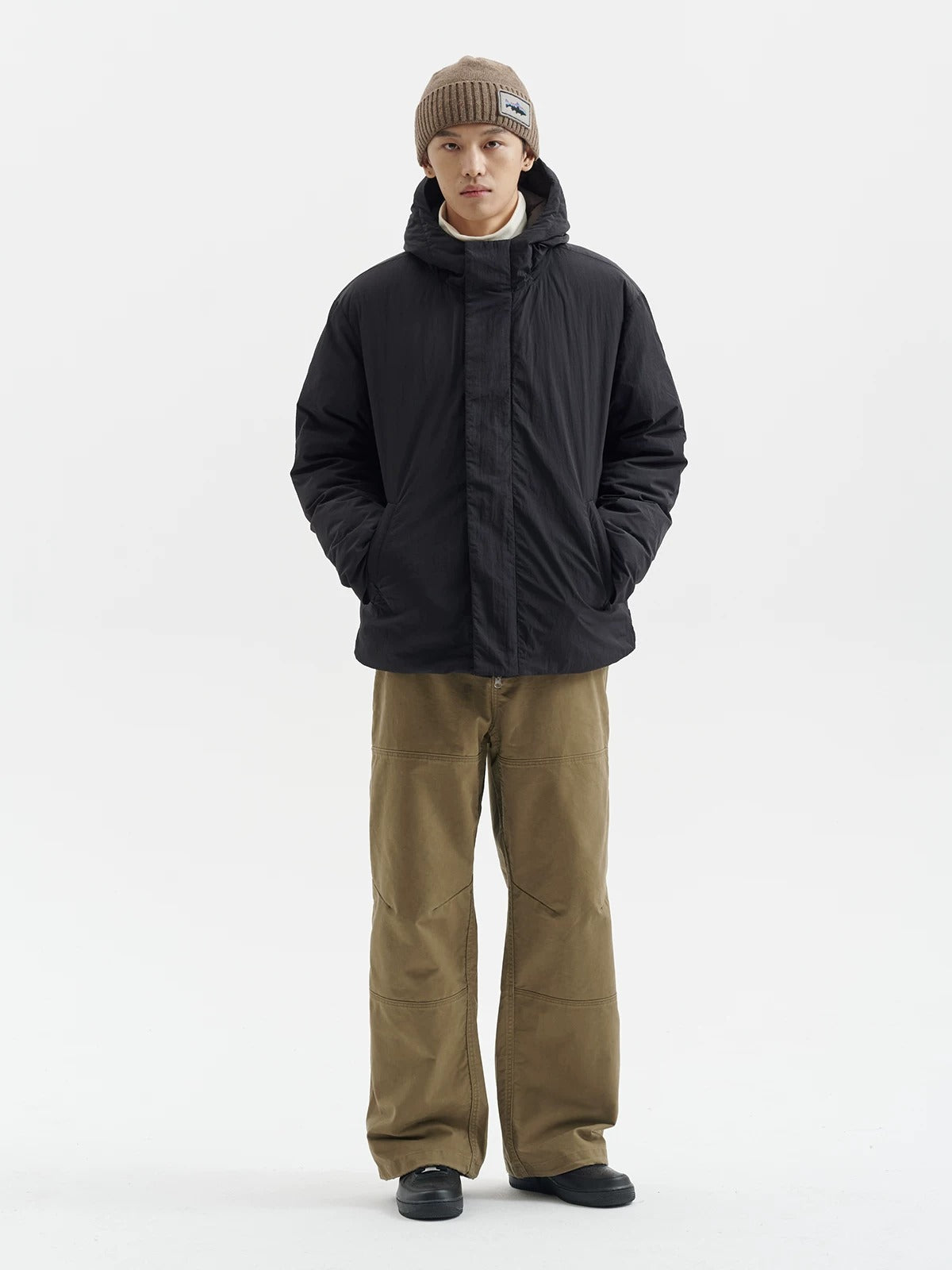 BUTTBILL FW25 Relaxed 90% White Duck Down Graphene-Lined Hooded Jacket062