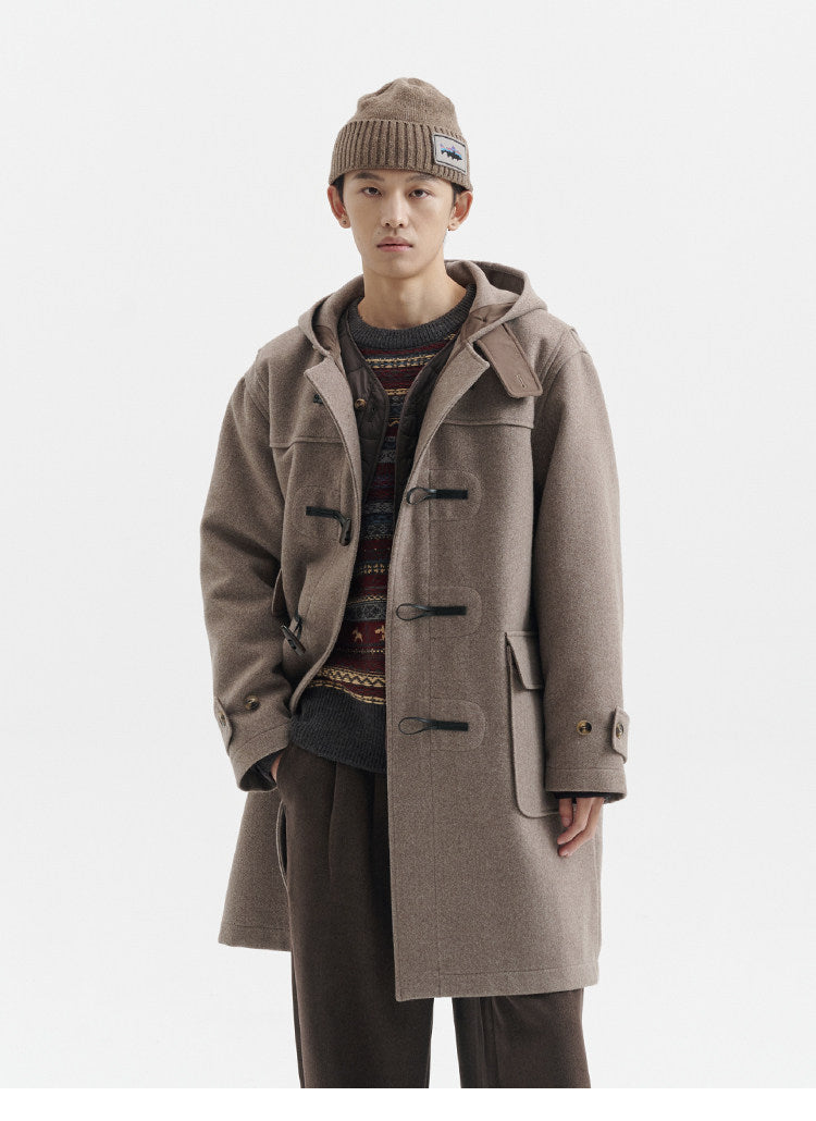 BUTTBILL FW25 Unisex Heavyweight Relaxed Long Duffle Coat069