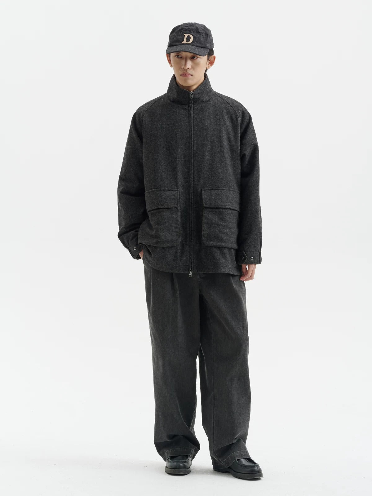 BUTTBILL FW25 3-in-1 Lambswool-Blend 3M™ Thinsulate™ Relaxed Coat068