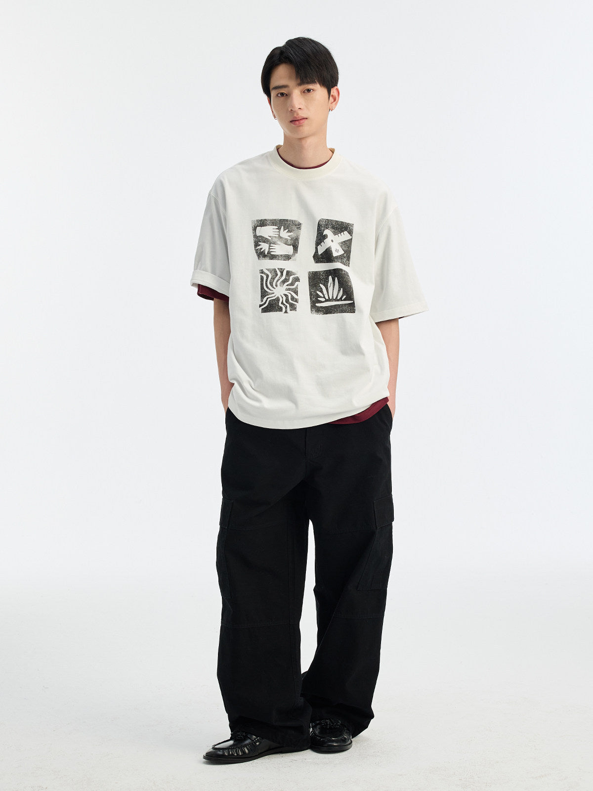 BUTTBILL SS26 Unisex Cool-Touch Sorona® Zuma Print T-Shirt