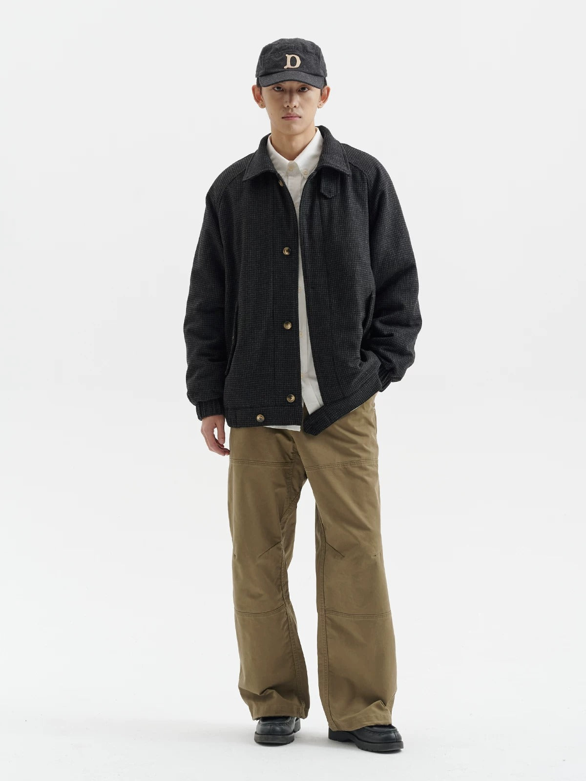 BUTTBILL FW25 Heavyweight 380g Woolen Thinsulate™ Jacket with Wool Collar054