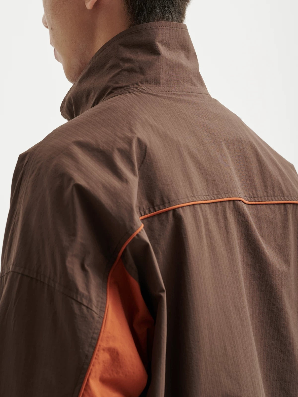 BUTTBILL Unisex Water-Repellent Retro Track Jacket with Mesh Lining093
