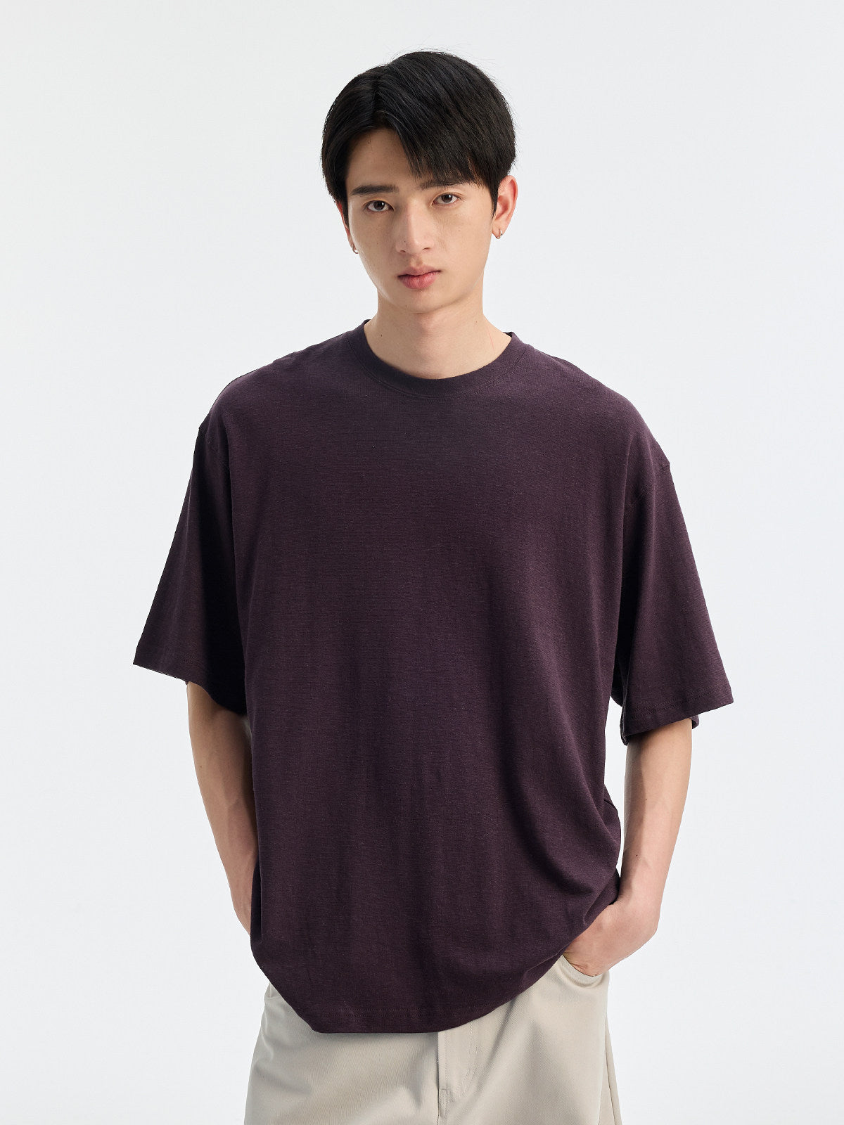 BUTTBILL SS26 Unisex Relaxed Hemp Crewneck Staple Tee