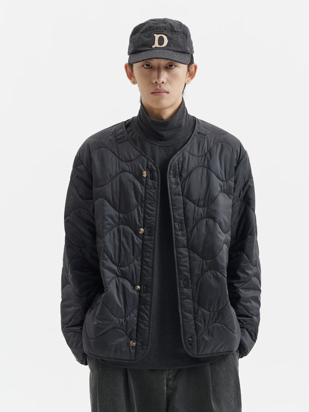 BUTTBILL FW25 3-in-1 Lambswool-Blend 3M™ Thinsulate™ Relaxed Coat068