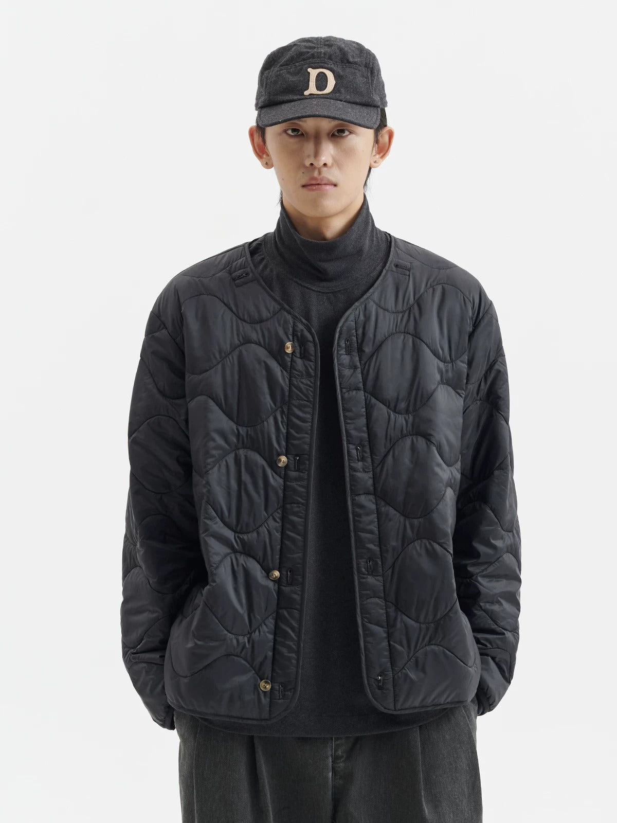 BUTTBILL FW25 3-in-1 Lambswool-Blend 3M™ Thinsulate™ Relaxed Coat068