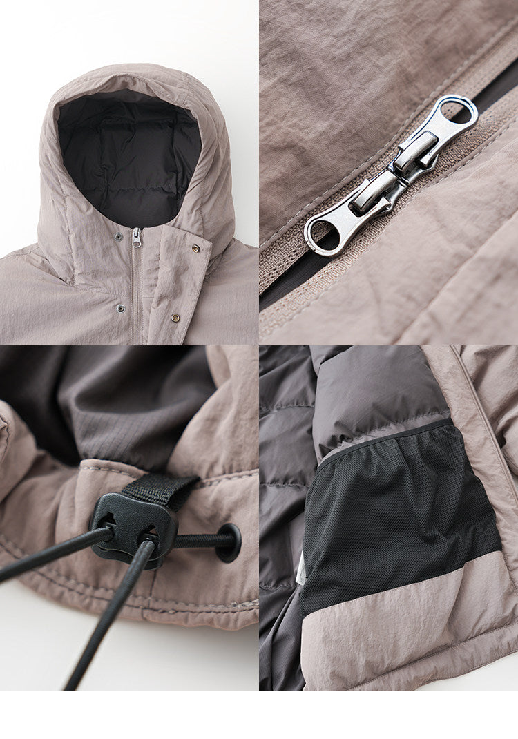 BUTTBILL FW25 Relaxed 90% White Duck Down Graphene-Lined Hooded Jacket062