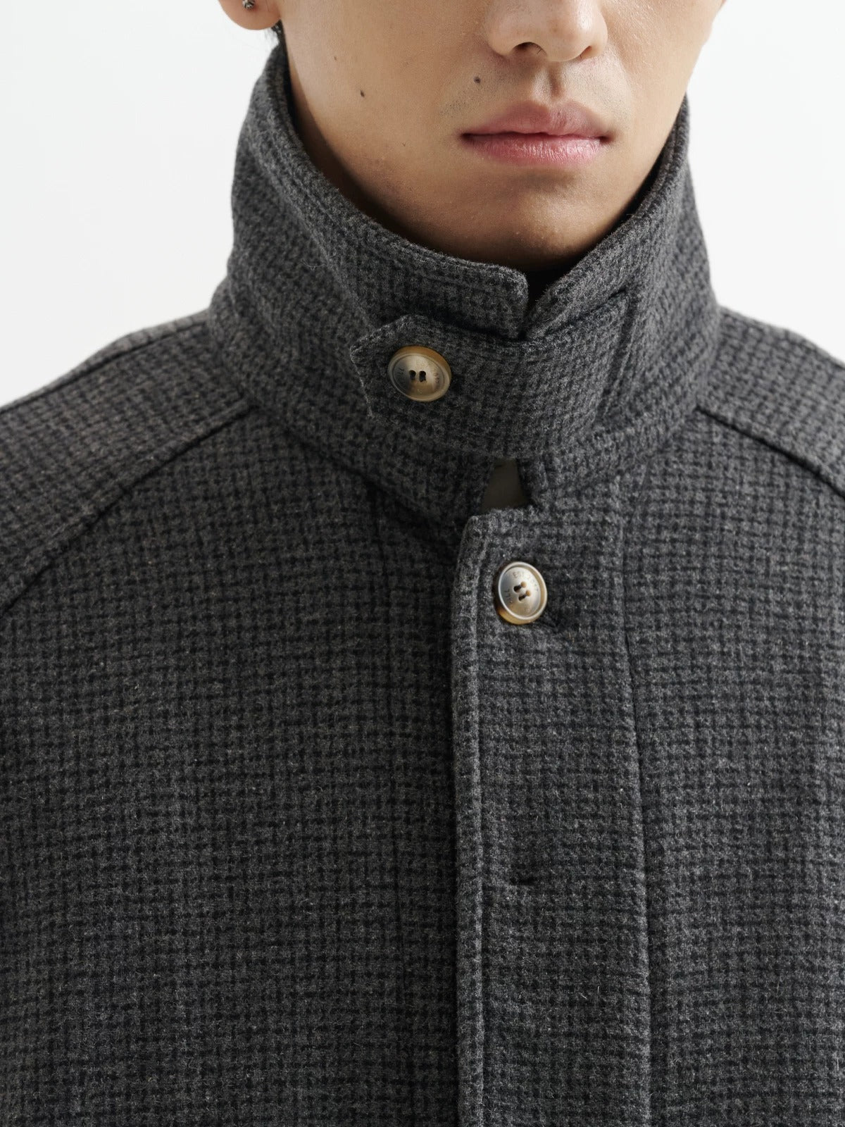 BUTTBILL FW25 Heavyweight 380g Woolen Thinsulate™ Jacket with Wool Collar054