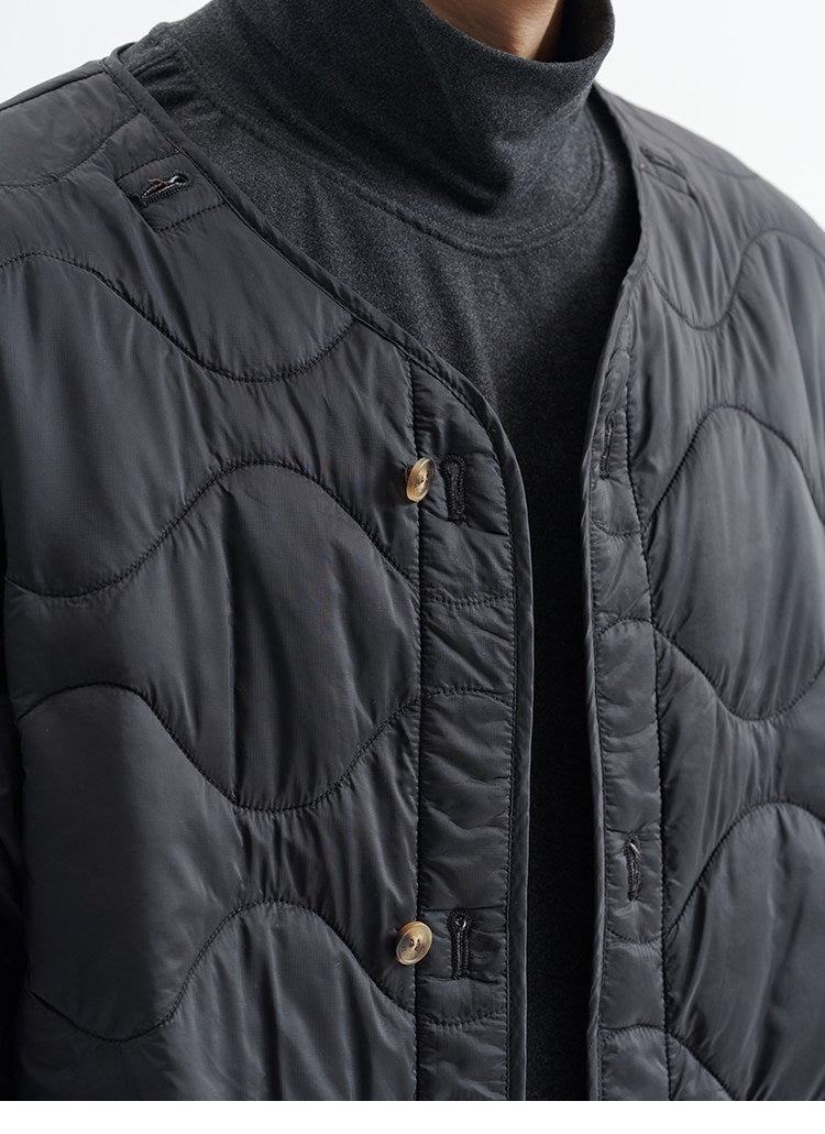 BUTTBILL FW25 3-in-1 Lambswool-Blend 3M™ Thinsulate™ Relaxed Coat068