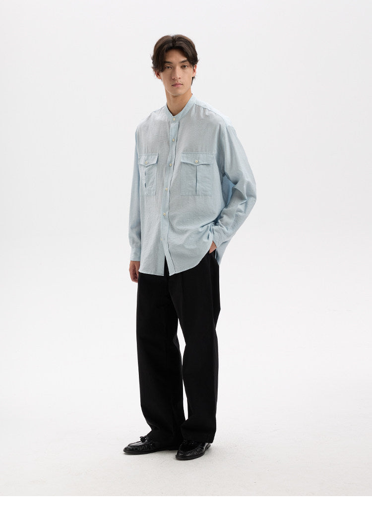 BUTTBILL Unisex Old Money Pima Cotton Staple Trousers