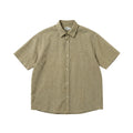 BUTTBILL Relaxed Lyocell-Linen Plaid Seersucker Short-Sleeve Shirt