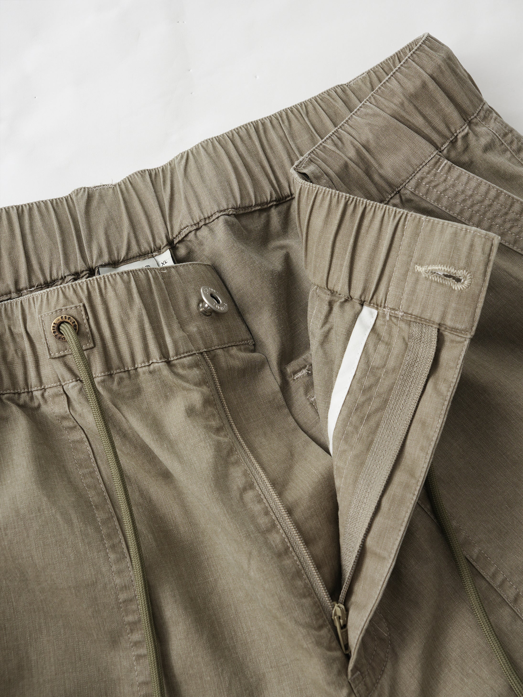 BUTTBILL Retro Enzyme-Washed Relaxed Silhouette Straight Deck Pants