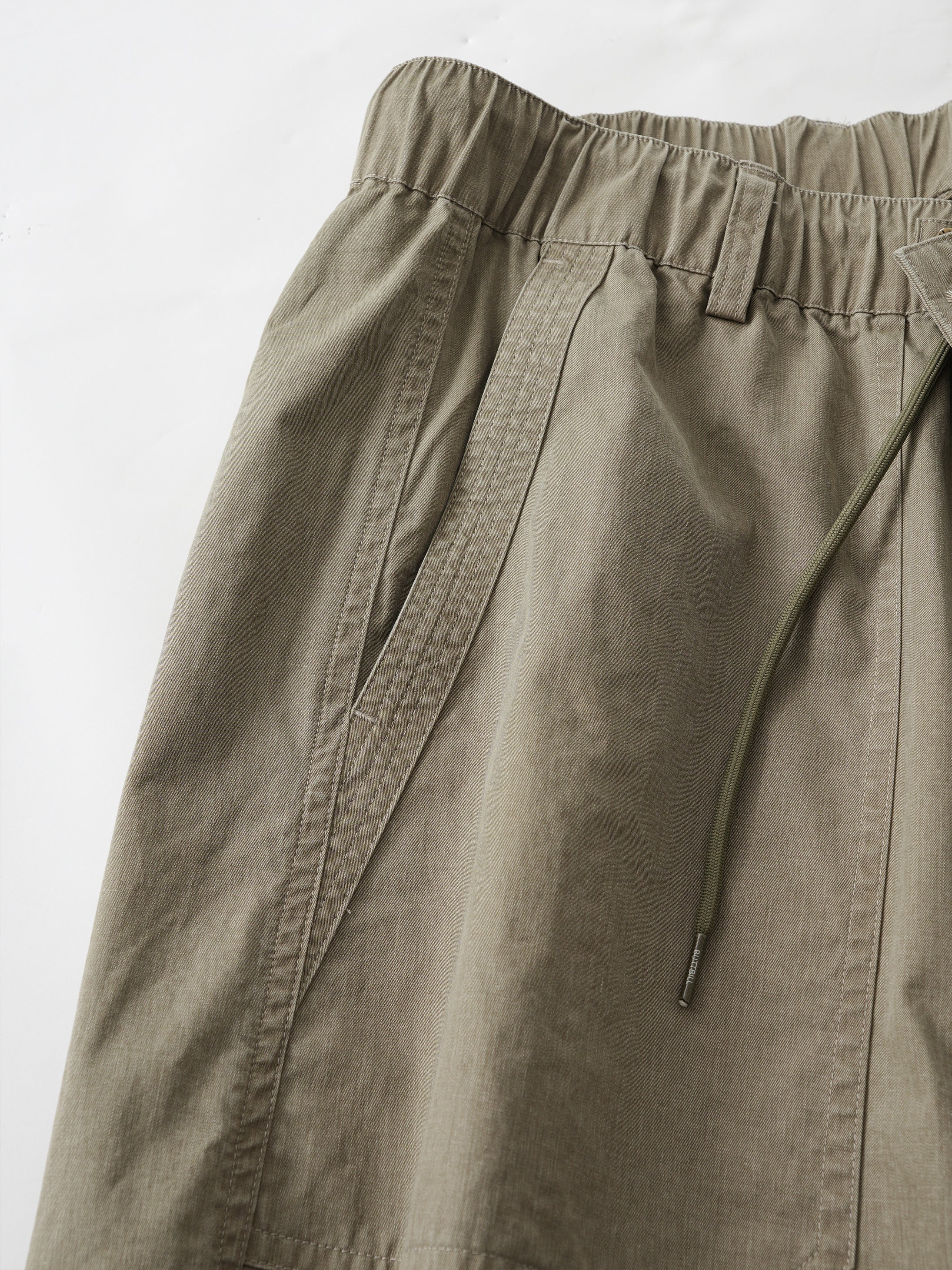 BUTTBILL Retro Enzyme-Washed Relaxed Silhouette Straight Deck Pants