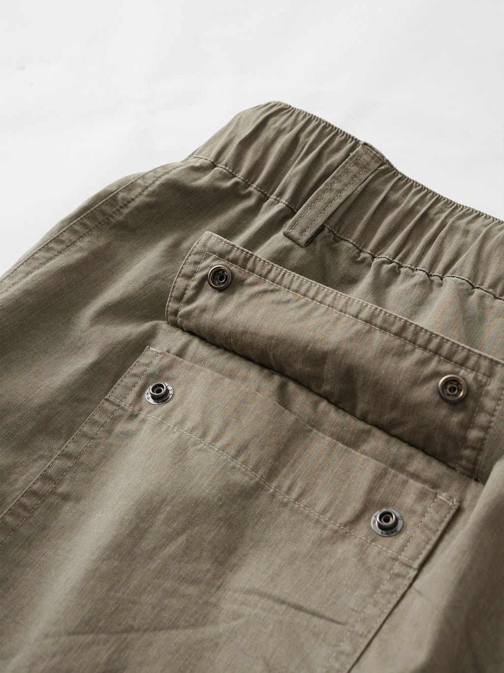 BUTTBILL Retro Enzyme-Washed Relaxed Silhouette Straight Deck Pants