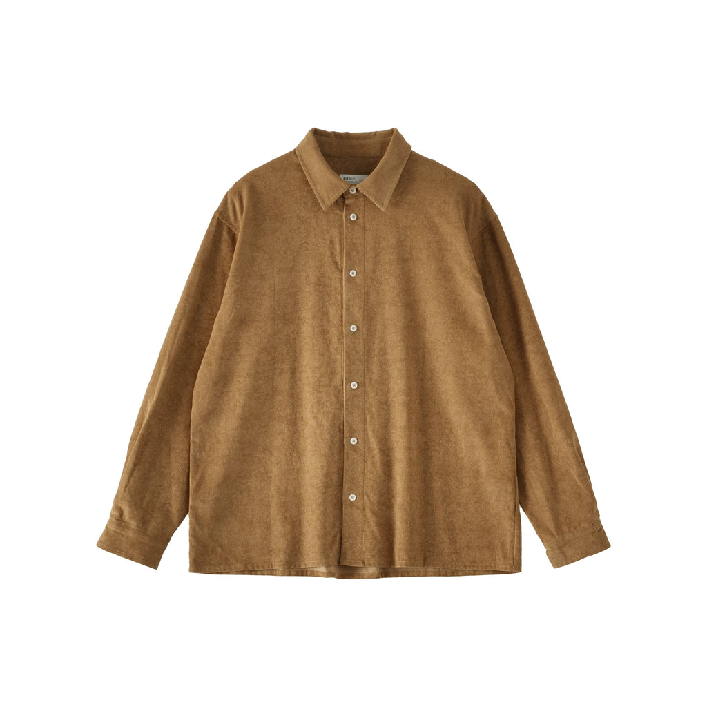 BUTTBILL Unisex 100% Cotton Corduroy Relaxed Overshirt078