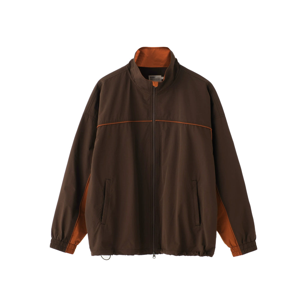BUTTBILL Unisex Water-Repellent Retro Track Jacket with Mesh Lining093
