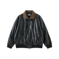 BUTTBILL FW25 Men's Heavyweight Faux Shearling Leather Thinsulate™ Jacket053