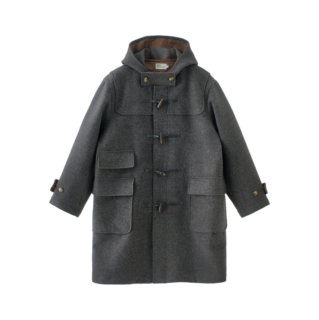 BUTTBILL FW25 Unisex Heavyweight Relaxed Long Duffle Coat069