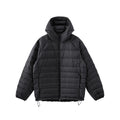 BUTTBILL FW25 Men's Lightweight 90% White Duck Down Hooded Channel Jacket061