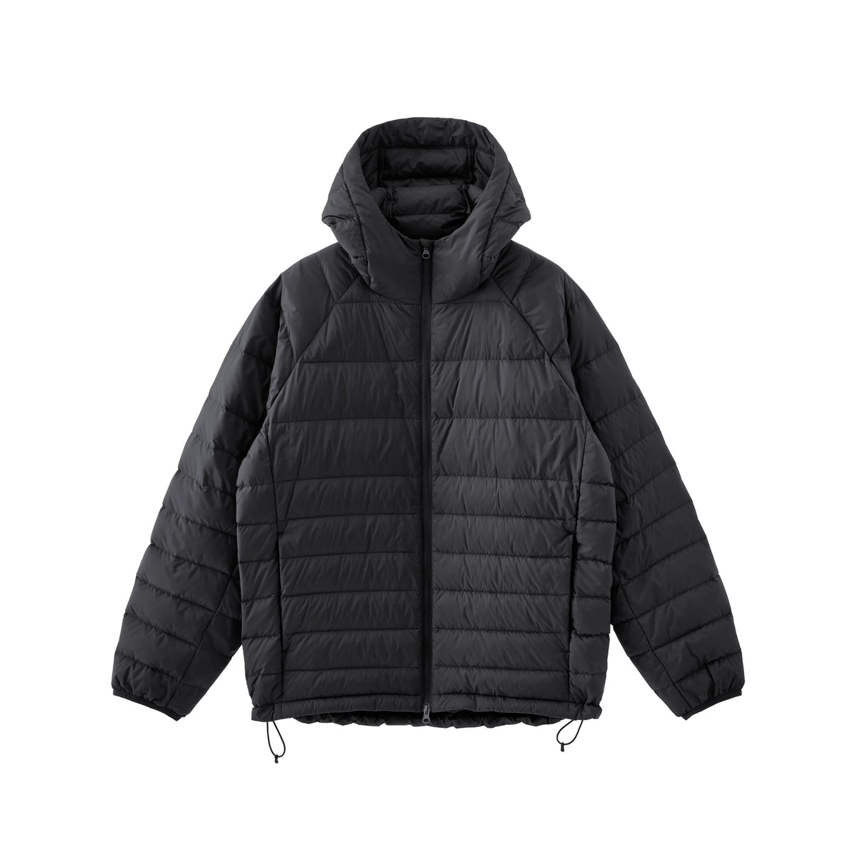 BUTTBILL FW25 Men's Lightweight 90% White Duck Down Hooded Channel Jacket061