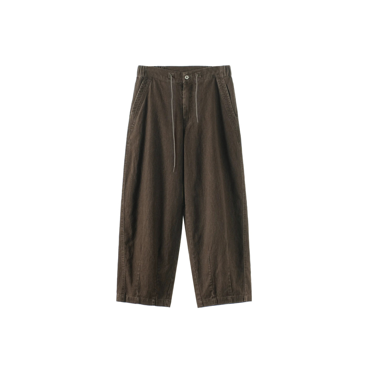 BUTTBILL Unisex Vintage Washed Wide-Leg Casual Trousers113