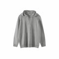 BUTTBILL Men's Minimalist Half-Placket Knit Hoodie111
