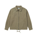 BUTTBILL Effortless Enzyme-Washed Utility Shirt Jacket038