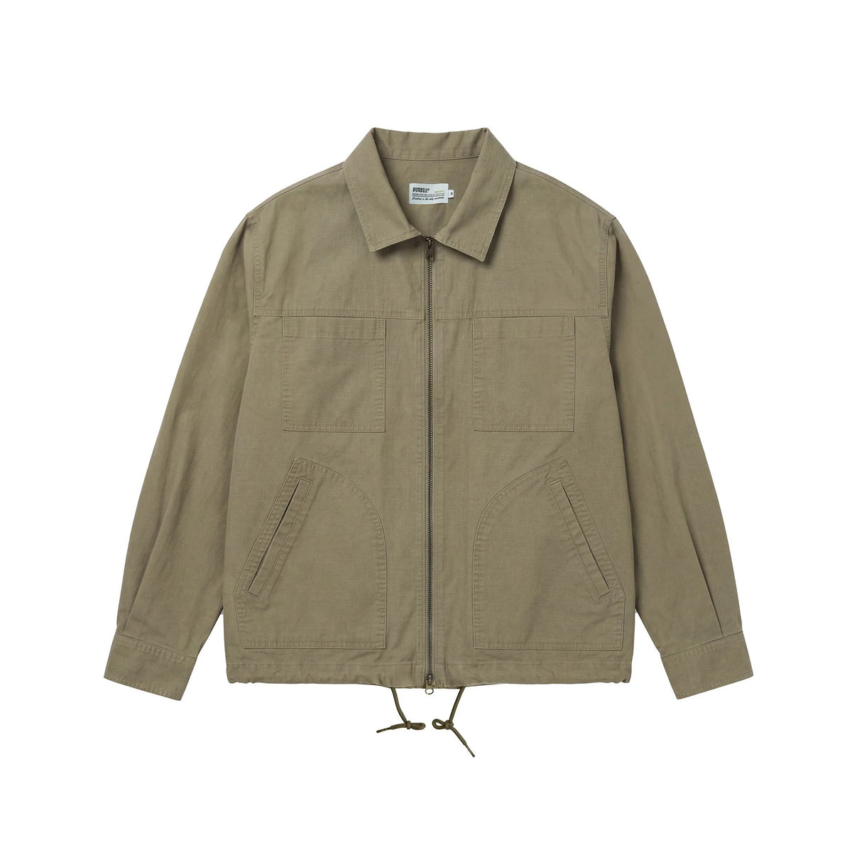 BUTTBILL Effortless Enzyme-Washed Utility Shirt Jacket038
