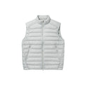 BUTTBILL Lightweight 90% White Duck Down Vest – Water-Repellent Quilted Stand Collar Puffer Gilet#137