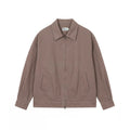 BUTTBILL Effortless 100% Cotton Enzyme-Washed Structured Jacket039