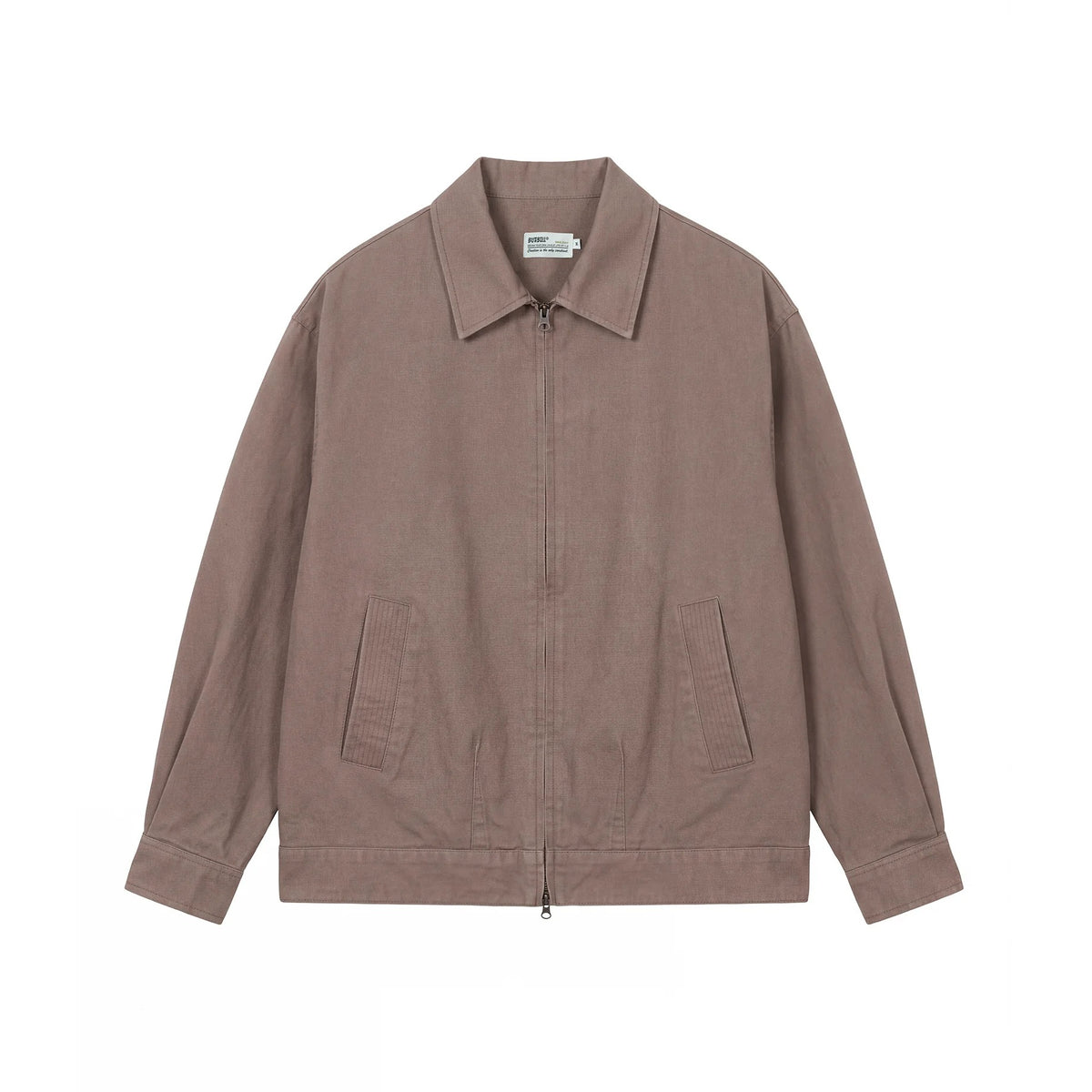 BUTTBILL Effortless 100% Cotton Enzyme-Washed Structured Jacket039