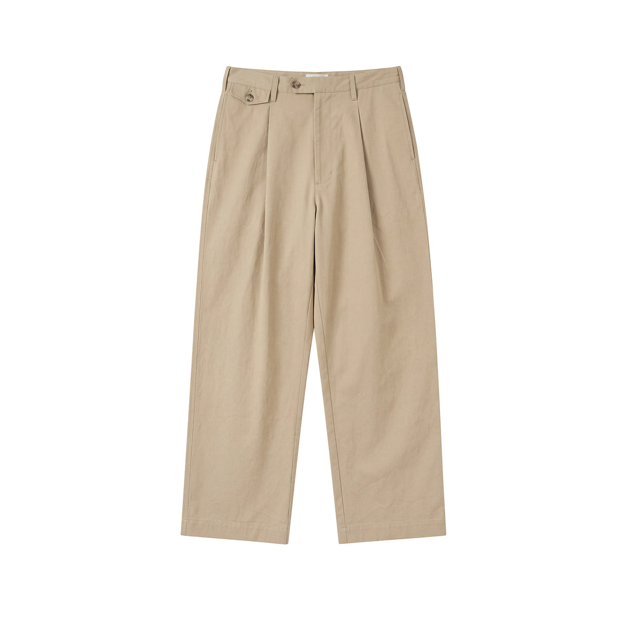 BUTTBILL Unisex Old Money Pima Cotton Staple Trousers