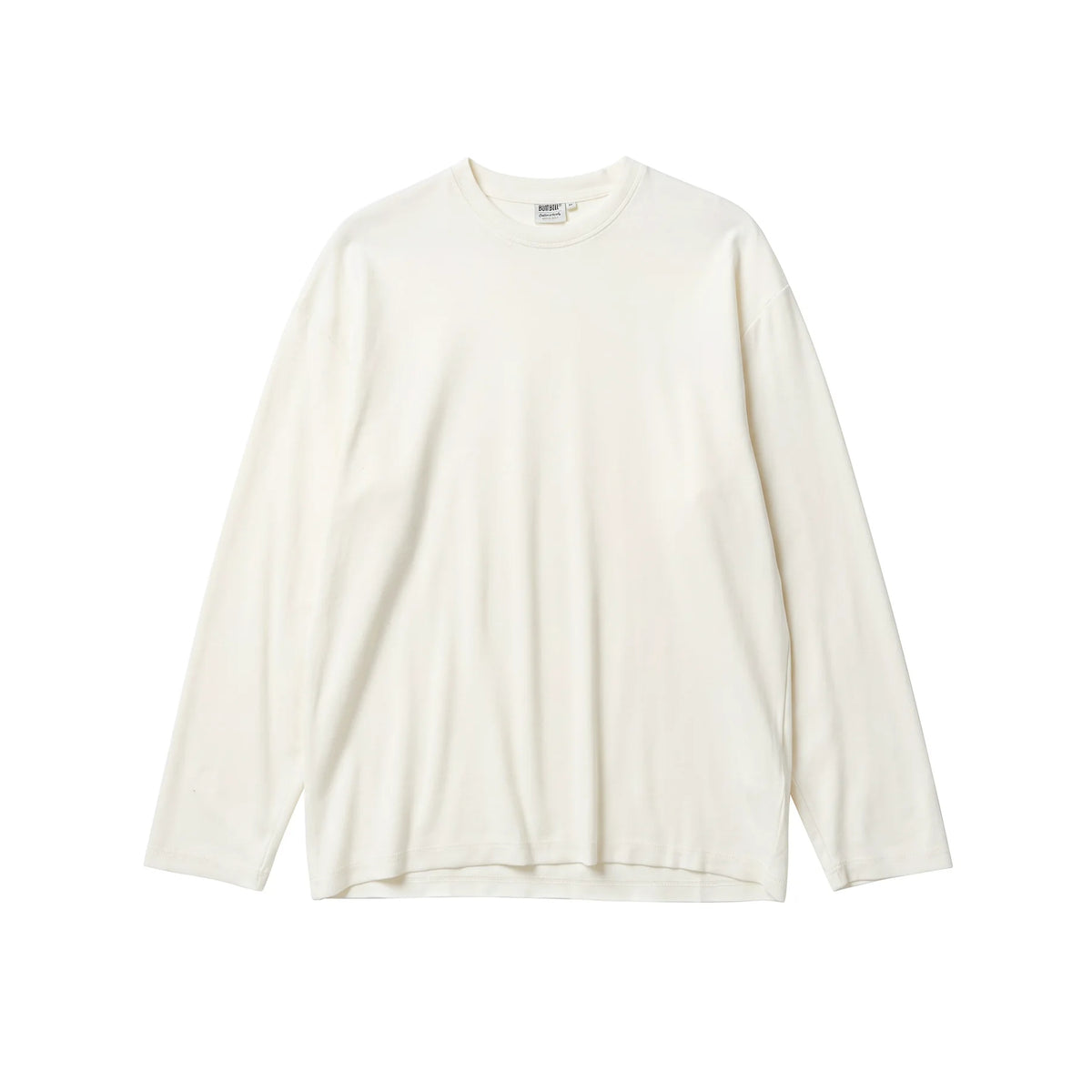 BUTTBILL Vintage Relaxed Textured Crewneck Knit Top – Soft Long Sleeve Unisex Sweater#119