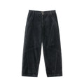 BUTTBILL FW25 Unisex 100% Cotton 8-Wale Corduroy Paneled Straight Trousers055