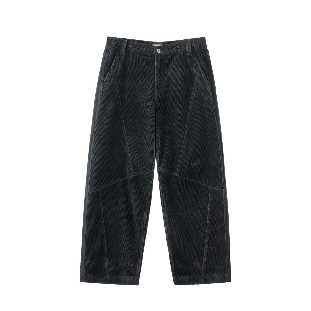 BUTTBILL FW25 Unisex 100% Cotton 8-Wale Corduroy Paneled Straight Trousers055