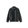 BUTTBILL Unisex Distressed Paper-Touch Faux Leather Jacket108