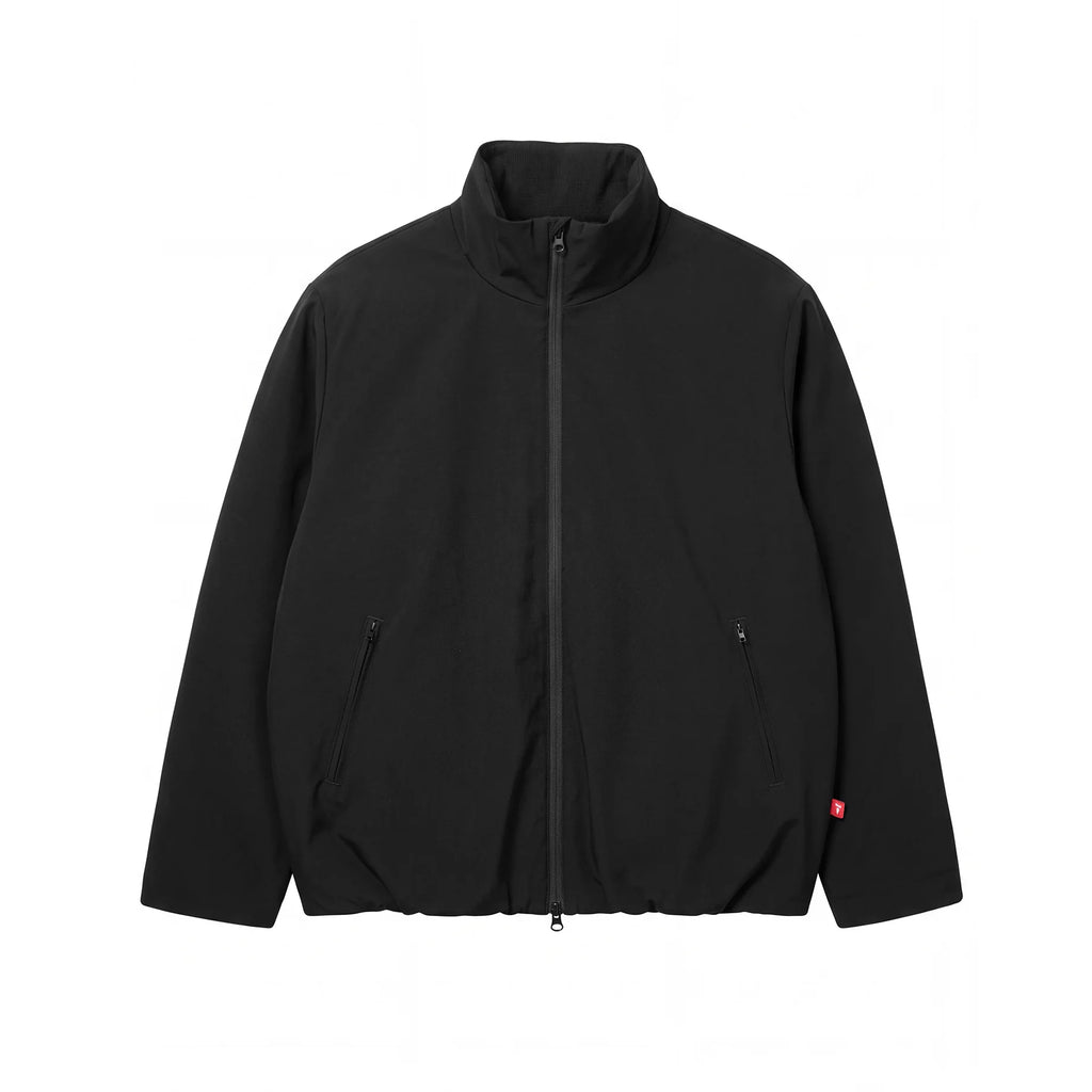 BUTTBILL Lightweight Water-Repellent Insulated Jacket – Relaxed Fit Stand Collar Padded Winter Coat#125
