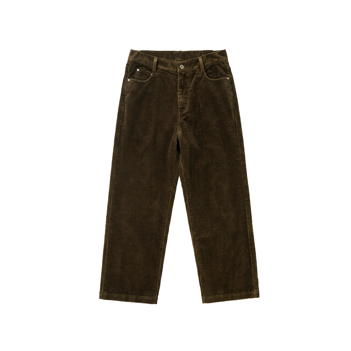 BUTTBILL Vintage Washed 100% Cotton Corduroy Pants – Textured Relaxed Straight-Leg Casual Trousers#128