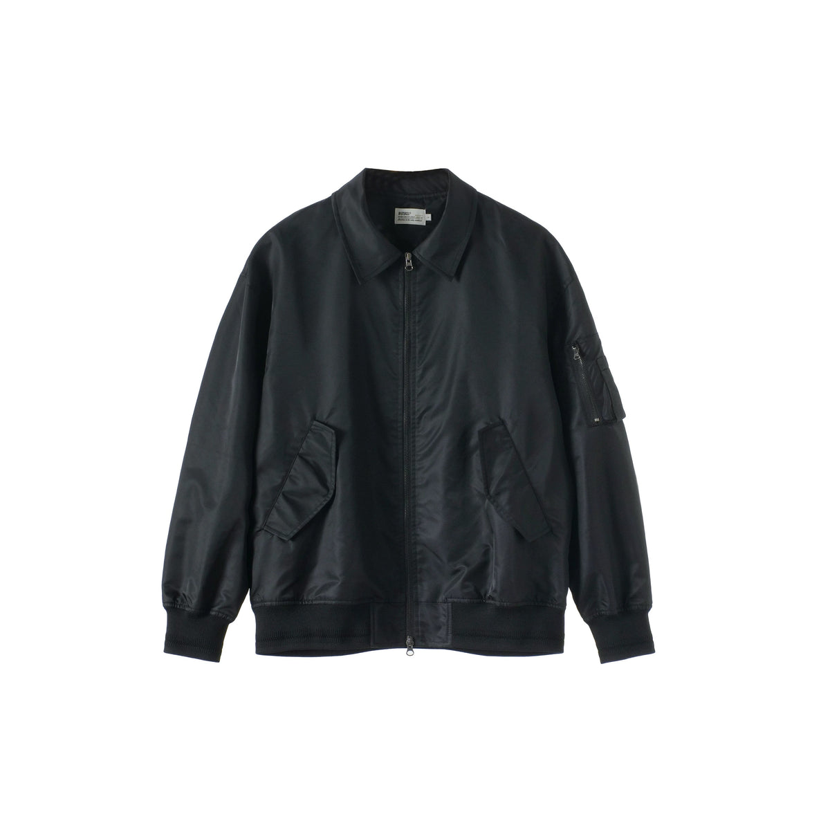 BUTTBILL Vintage Oversized MA-1 Bomber Jacket – Water-Repellent Flight Jacket with Utility Pockets, Japanese Casual Style for Men & Women#087